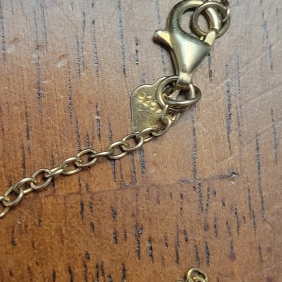 Lot 4 17 piece Silver 925 sterling necklace earring bracelet bundle lot - Picture 10 of 11